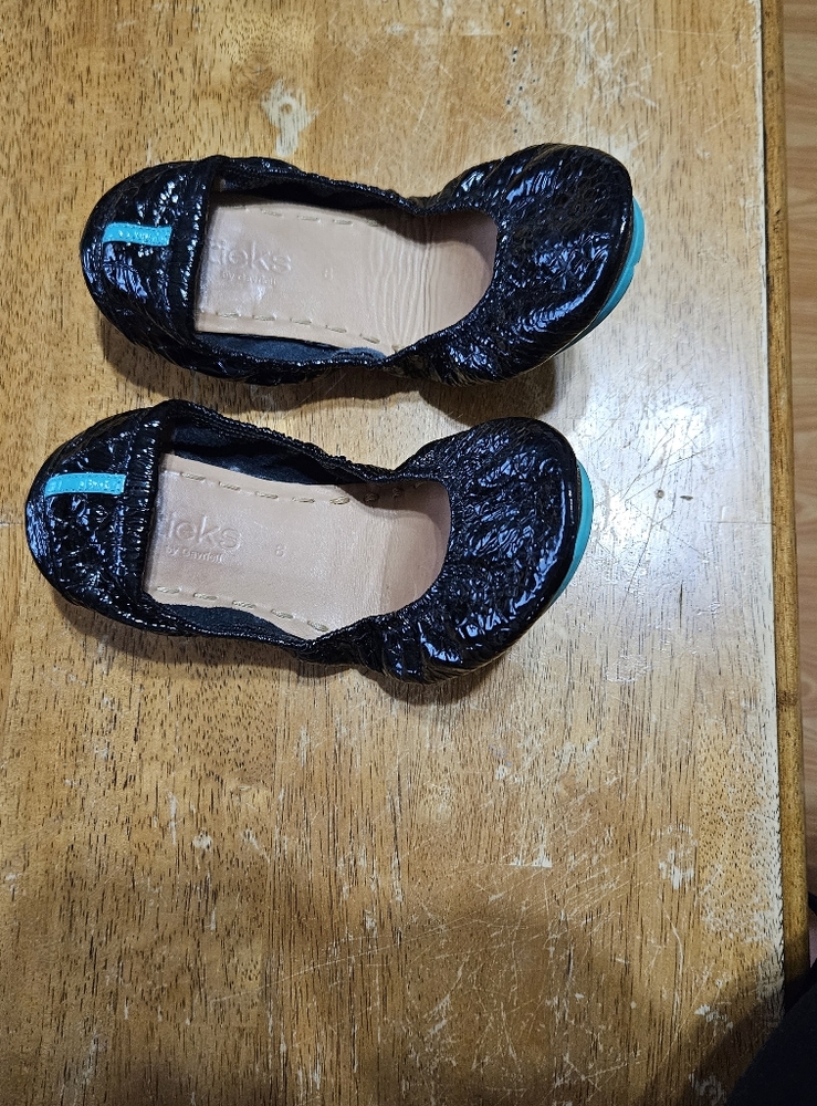 Tieks Ballet Flats size 8 Obsidian Black